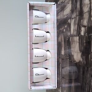 HTF 🔥2019 Rae Dunn PEEP Ceramic Easter Egg Cups 🐣